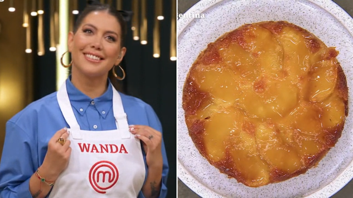 MasterChef: los consejos de Wanda Nara para que la torta invertida de manzanas salga de la mejor manera