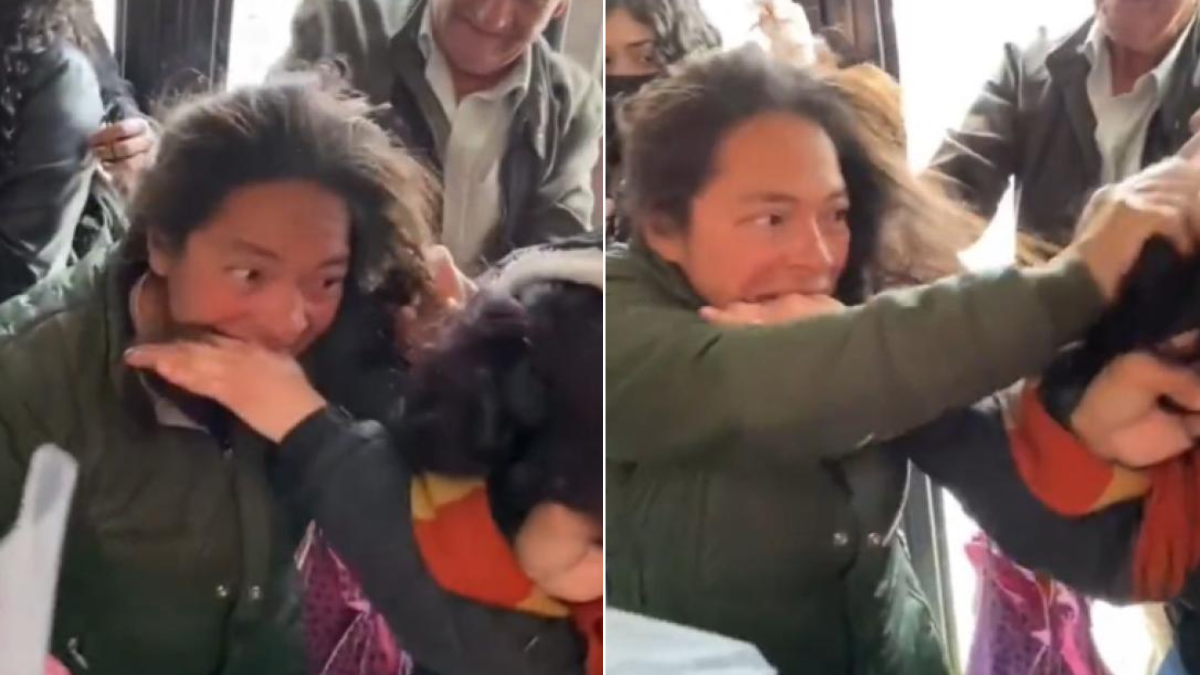 Dos mujeres se agarraron a mordiscos en un colectivo y no pudieron separarlas.