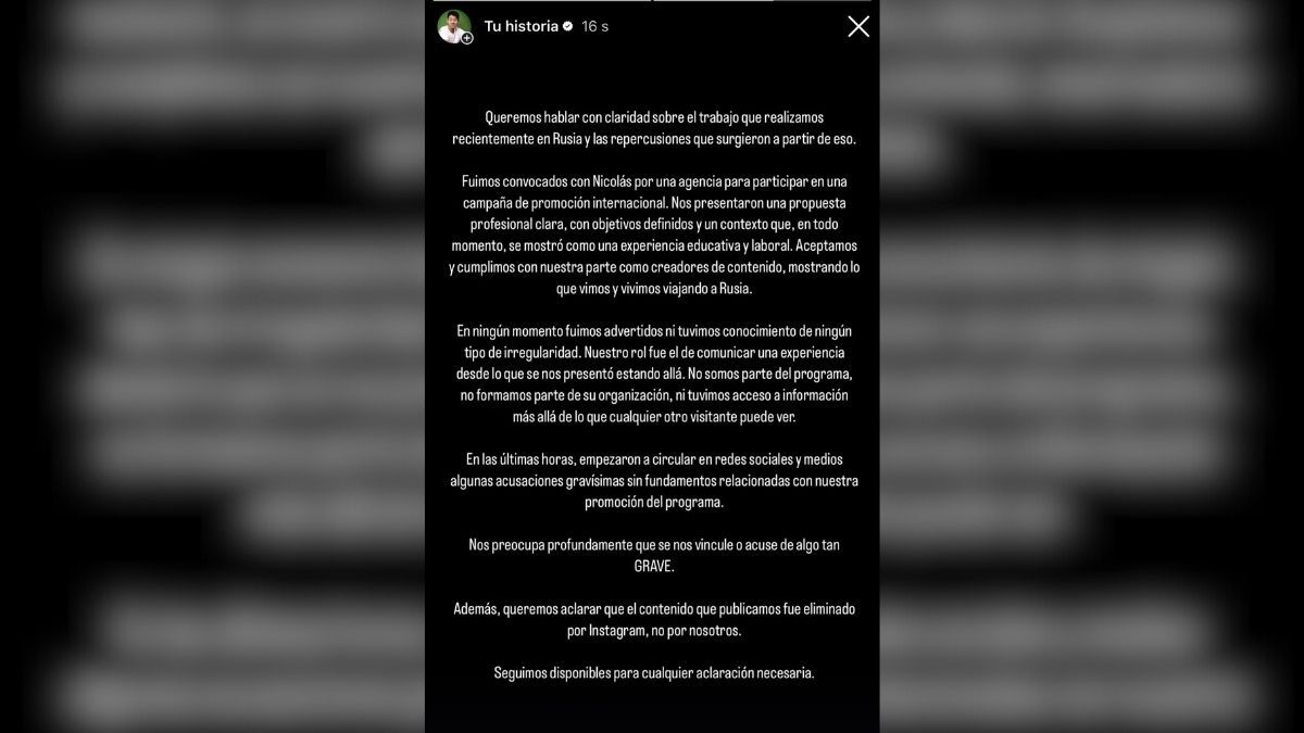 Martín Ku respondió a las acusaciones por promocionar trabajo en Rusia. Martín Ku respondió a las acusaciones por promocionar trabajo en Rusia.