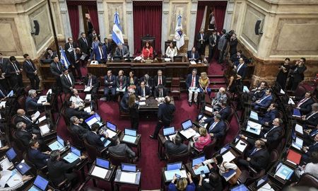 Tras una semana de debate, el proyecto para cancelar la deuda con el FMI utilizando los fondos de argentinos en el exterior no declarados obtuvo dictamen. Tras una semana de debate, el proyecto para cancelar la deuda con el FMI utilizando los fondos de argentinos en el exterior no declarados obtuvo dictamen.