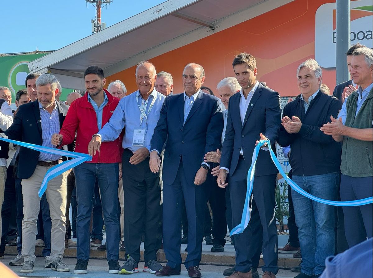 Pullaro participó de la apertura de Expoagro junto al gobernador de Córdoba y Entre Ríos. 
