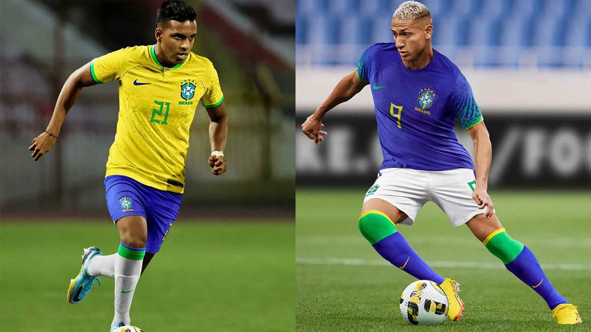 Brasil presentó las camisetas que utlizará en el Mundial Qatar 2022.