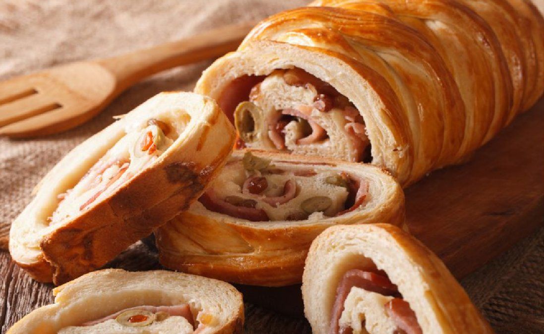 Cómo hacer pan relleno con jamón