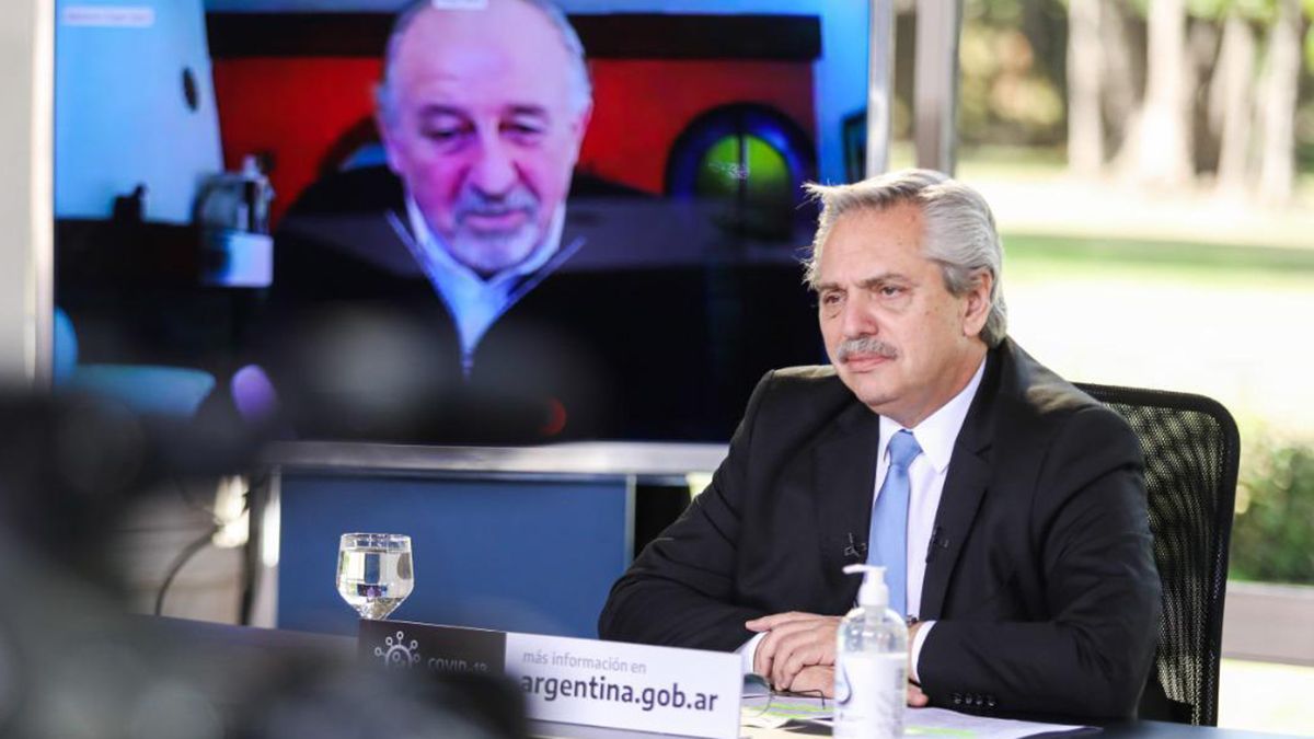 El presidente&nbsp;Alberto Fern&aacute;ndez&nbsp;en la presentaci&oacute;n de una nueva etapa del programa de&nbsp;Asistencia de Emergencia al Trabajo y la Producci&oacute;n (ATP).&nbsp;