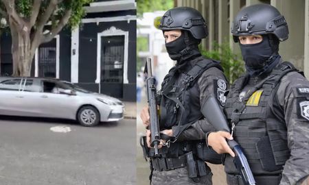 Crimen Bracamonte-Atardo: con un fuerte operativo policial, trasladaron el cuerpo del Rana hasta el cementerio Crimen Bracamonte-Atardo: con un fuerte operativo policial, trasladaron el cuerpo del Rana hasta el cementerio