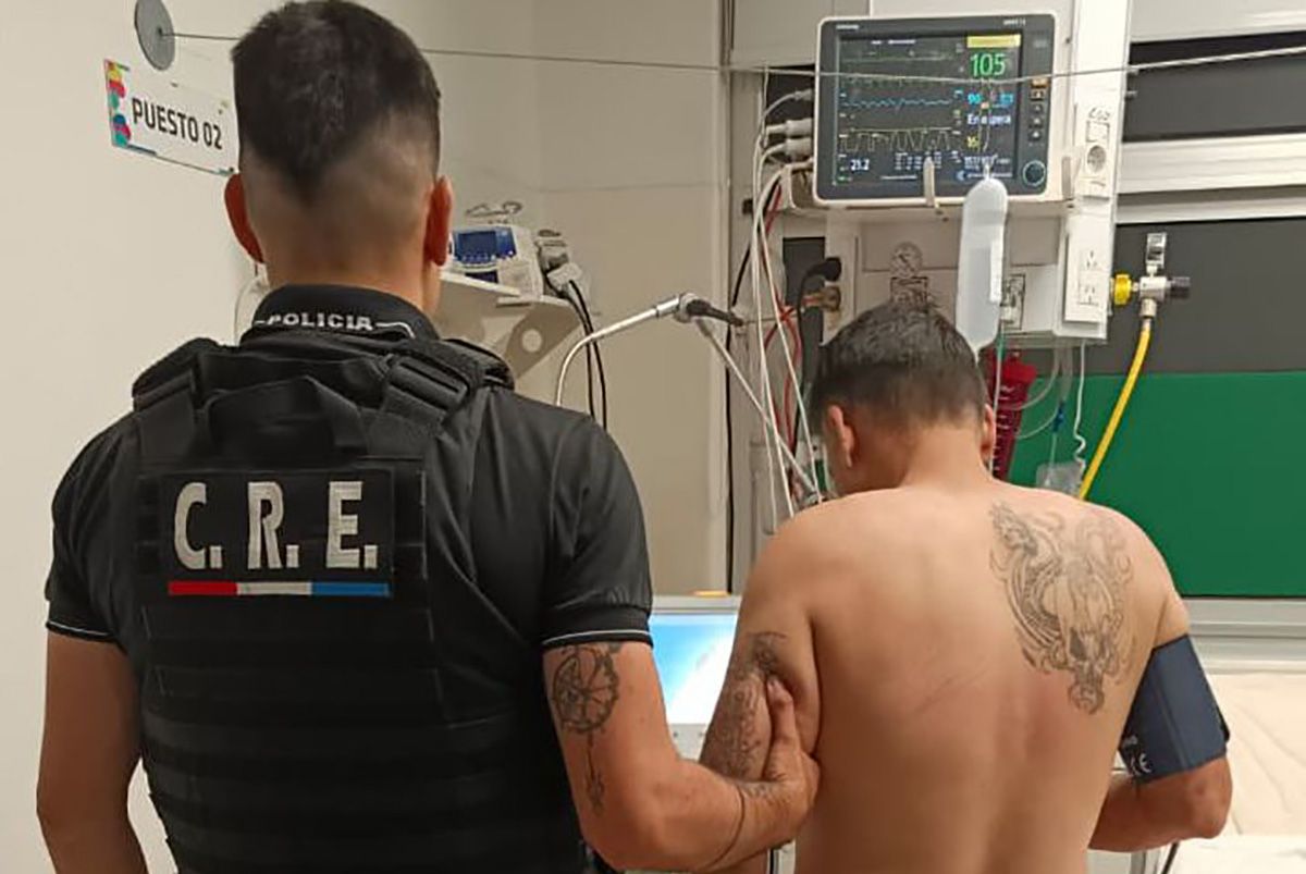 Este lunes recibió el alta médica del hospital Cullen el presunto autor del femicidio de Rosa Villagra
