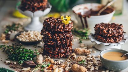 Receta de galletas de arroz inflado y chocolate caseras: crujientes, fáciles y con pocos ingredientes