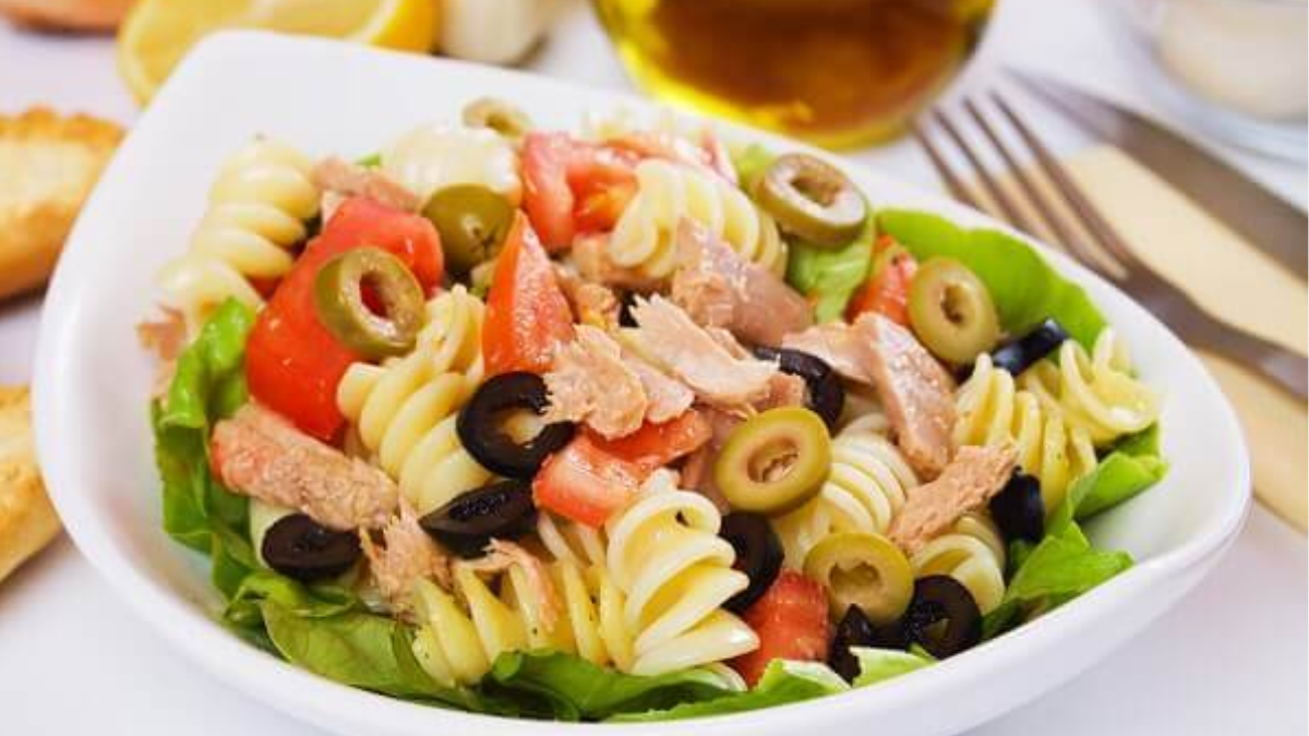 Ensalada de pasta más fresca.