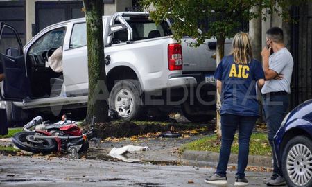 Aire de Santa Fe | Joven que atropelló y mató a dos ladrones en Rosario accidente.jpg
