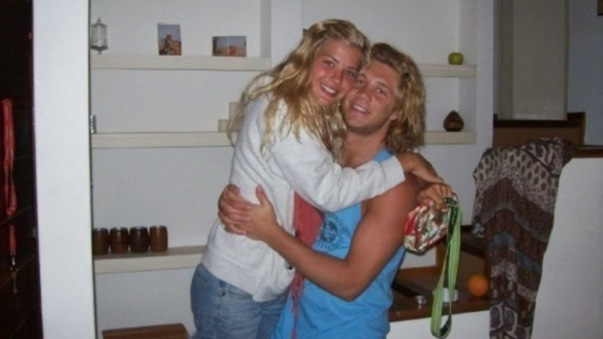 La China Suárez junto a Nicolás “Tacho” Riera.