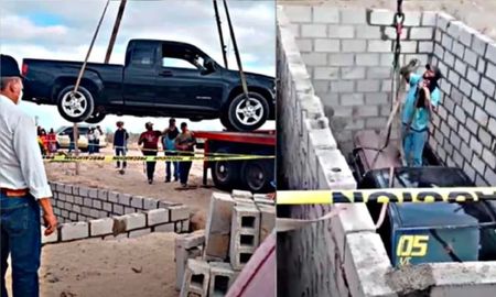 El hombre que cumplió su último deseo y fue enterrado adentro de su camioneta nueva El hombre que cumplió su último deseo y fue enterrado adentro de su camioneta nueva
