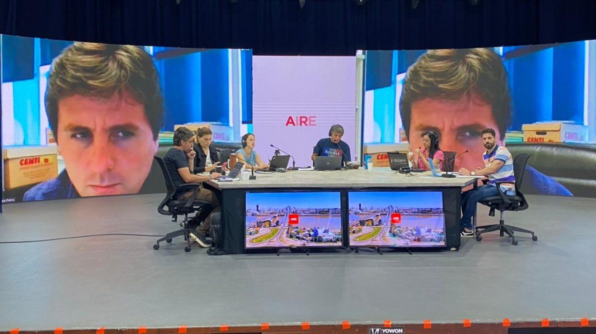 El fiscal Luis Schiappa Pietra en la entrevista con Luis Mino en Ahora Vengo.