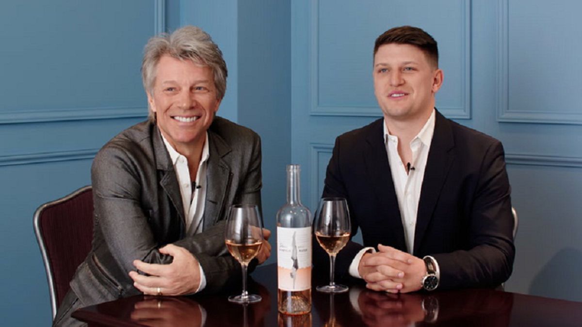 Laura Catena y Bon Jovi en un especial de Wine Spectator por el Día del Padre