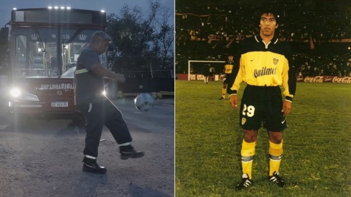 Luis Darío Calvo, de la primera de Boca a trabajar como chofer de colectivos. (Foto TN/Videolab Agustina Ribo). Luis Darío Calvo, de la primera de Boca a trabajar como chofer de colectivos. (Foto TN/Videolab Agustina Ribo).