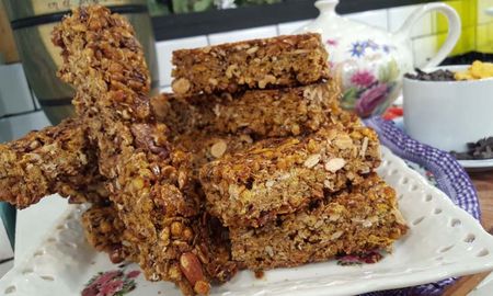 barritas de cereal, semillas y frutos secos barritas de cereal, semillas y frutos secos