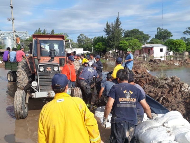 Superar el alerta meteorológico de esta noche, el objetivo clave en Villa Minetti