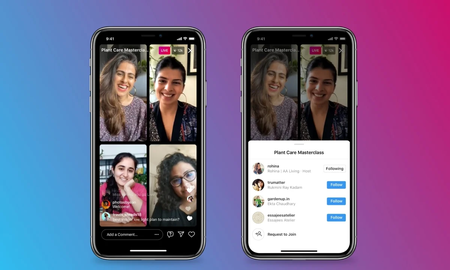Instagram amplía sus funciones y permite agregar a más personas en un vivo. Instagram amplía sus funciones y permite agregar a más personas en un vivo.