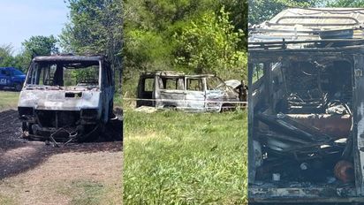 Sigue el misterio en Santo Tomé: qué se sabe de la camioneta que apareció incendiada con restos humanos