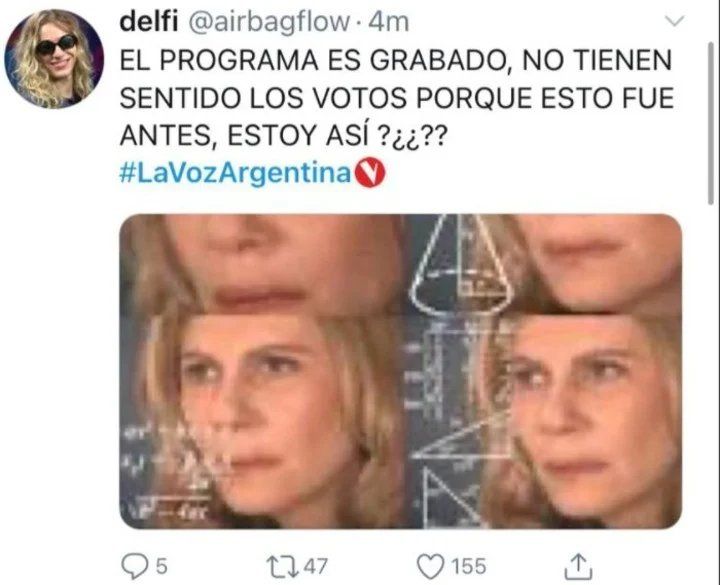 Criticaron a La Voz Argentina.