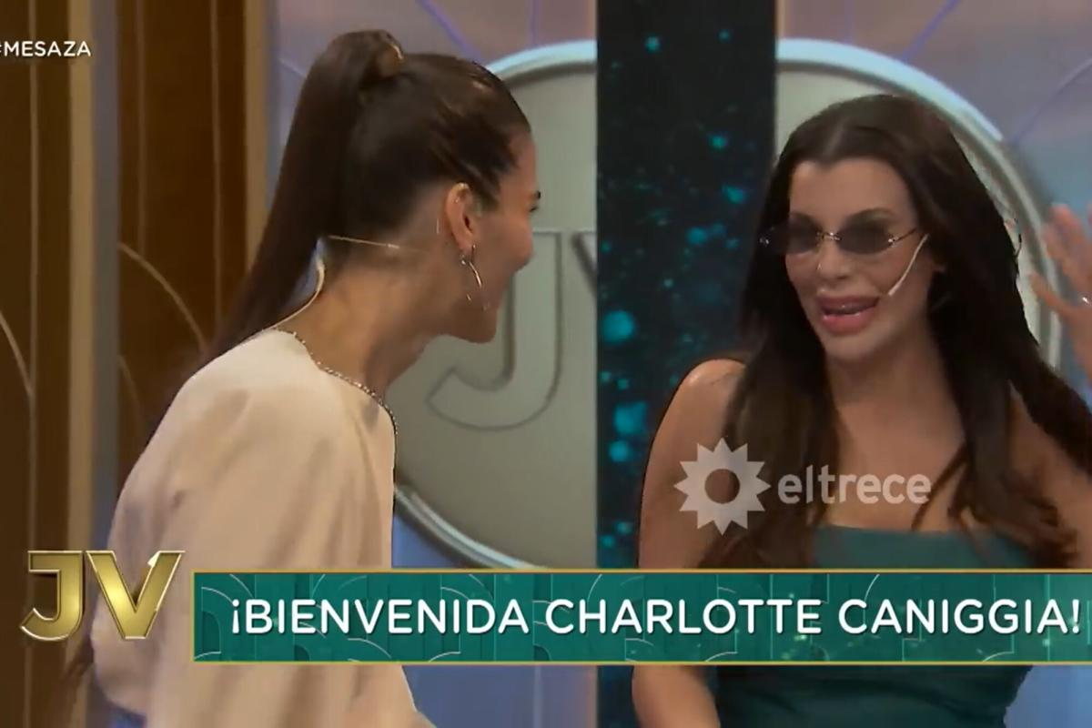 Charlotte Caniggia abandonó a Juana Viale al aire