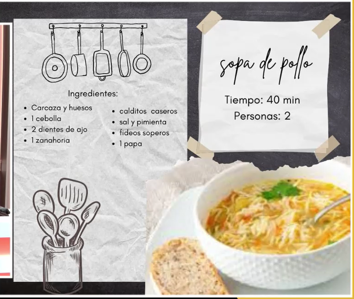Receta de sopa de pollo Receta de sopa de pollo