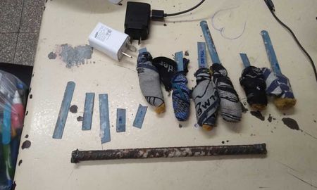 12 hojas de sierra encontradas en la Subcomisaría Segunda 12 hojas de sierra encontradas en la Subcomisaría Segunda