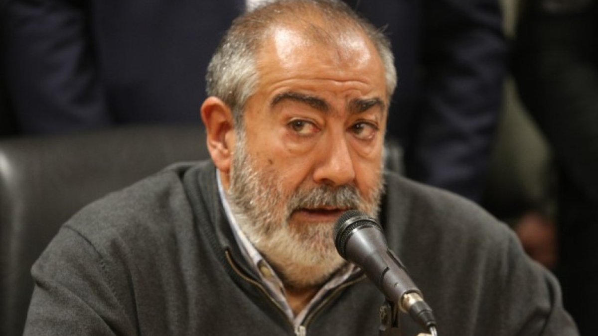 El cosecretario general de la CGT H&eacute;ctor Daer visit&oacute; la Casa Rosada para tratar un tema relacionado a su sindicato de Sanidad pero fue consultado por la prensa sobre el decreto.