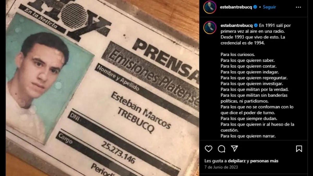 Los orígenes del periodista Esteban Pelado Trebucq. Los orígenes del periodista Esteban Pelado Trebucq.