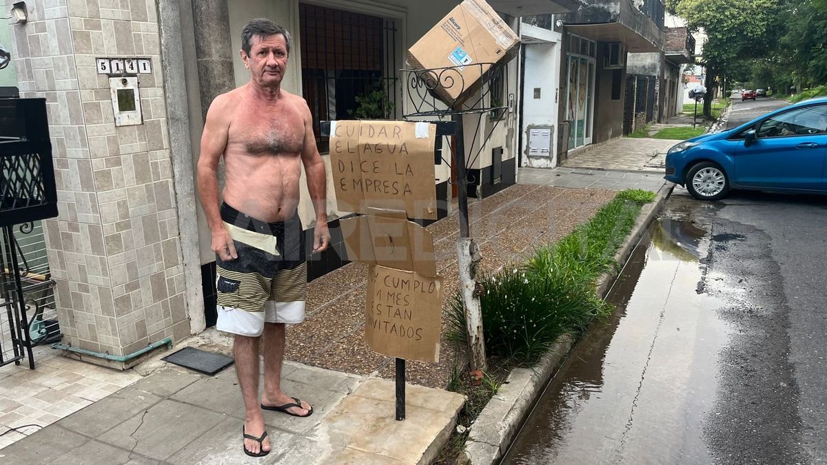 Ricardo reclama que desde hace un mes no tiene agua en su domicilio