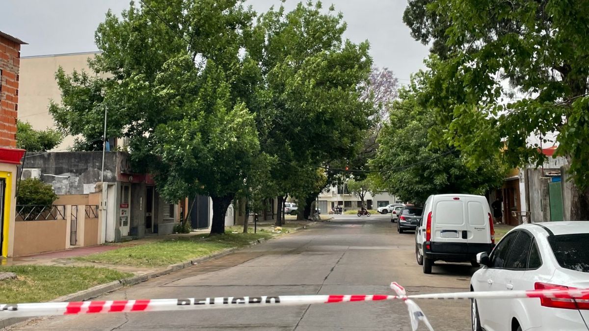 Alumbrado público caído en Pedro Ferre al 3500.