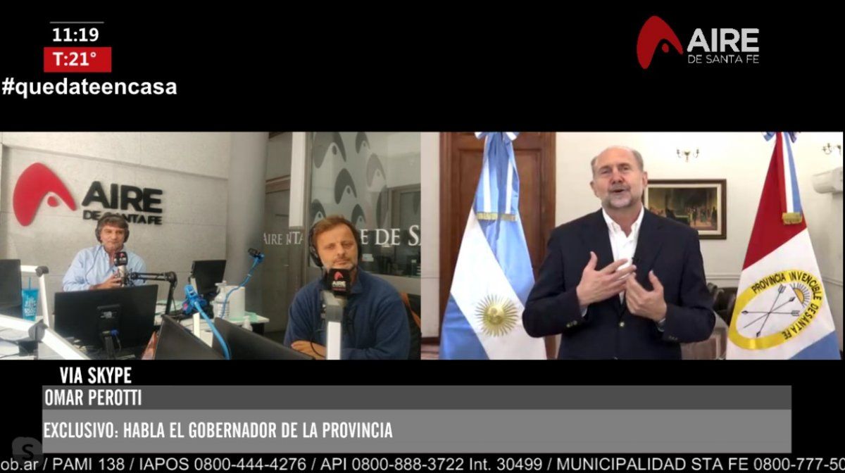 Omar Perotti: al día de hoy no está garantizado el dinero para pagar los sueldos de abril