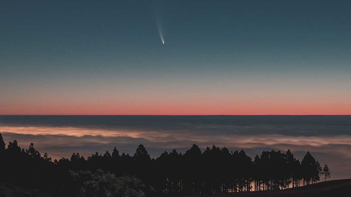 El cometa Neowise pudo verse en el hemisferio norte en los &uacute;ltimos d&iacute;as. Es el m&aacute;s brillante desde 1990.