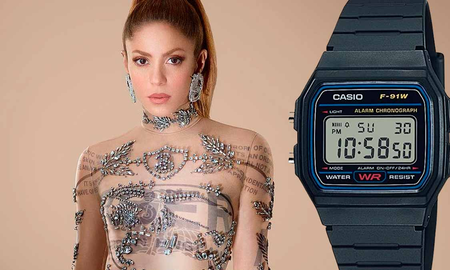 La fotografía de Shakira con un reloj Casio que se viralizó en redes La fotografía de Shakira con un reloj Casio que se viralizó en redes