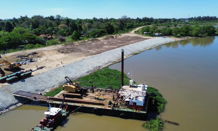 el gobierno encara la ultima etapa del terraplen garello, una obra hidrica clave en santa fe el gobierno encara la ultima etapa del terraplen garello, una obra hidrica clave en santa fe