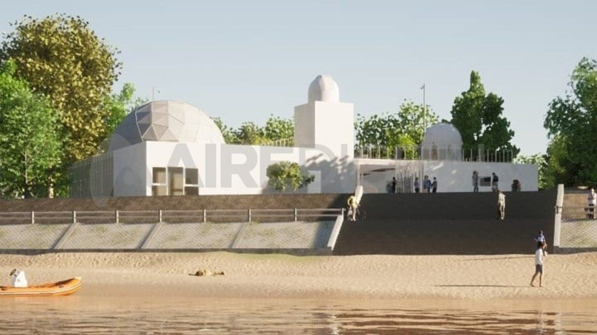 El planetario será un nuevo atractivo turístico para la ciudad de Santa Fe.