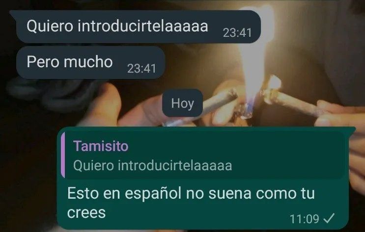 La conversación fallida entre los dos amigos. (Gentileza: Twitter @chochito).