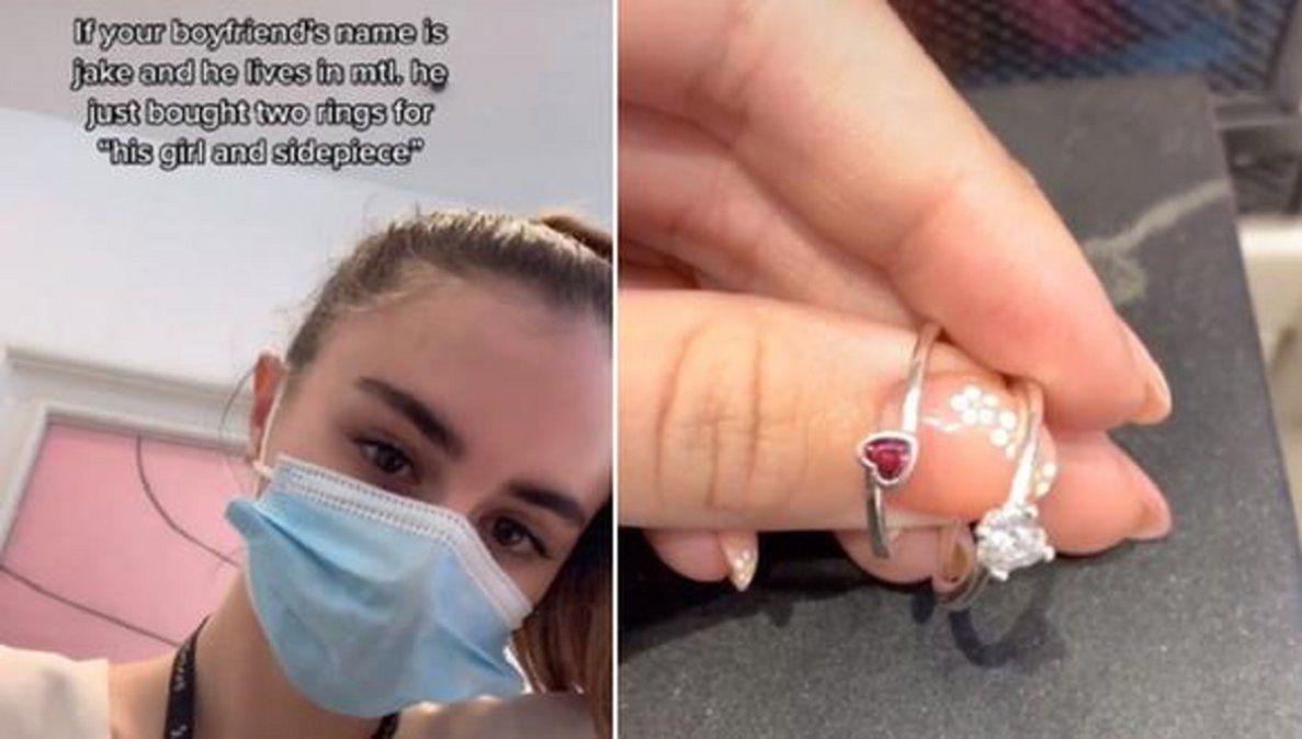Video viral: exempleada de joyería expone la infidelidad de un cliente.
