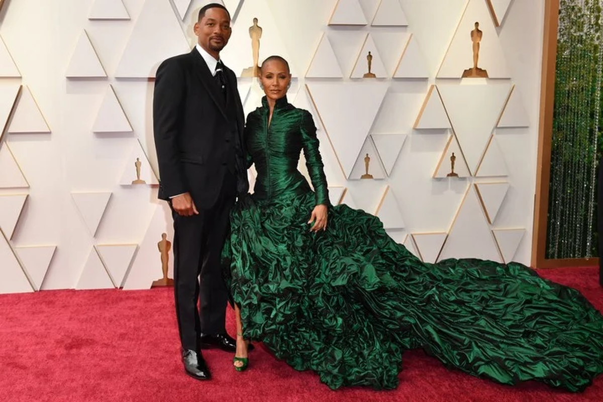Will Smith y Jada Pinkett en los Premios Óscar.