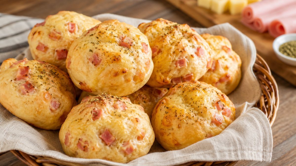 Pancitos saborizados de jamón: la receta fácil para hacer en casa y con pocos ingredientes.