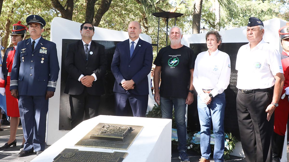 El acto se realizó en la plaza San Martín de la ciudad de Reconquista