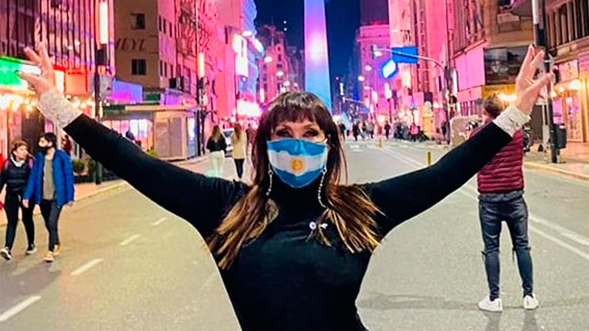 La foto de Moria Casán