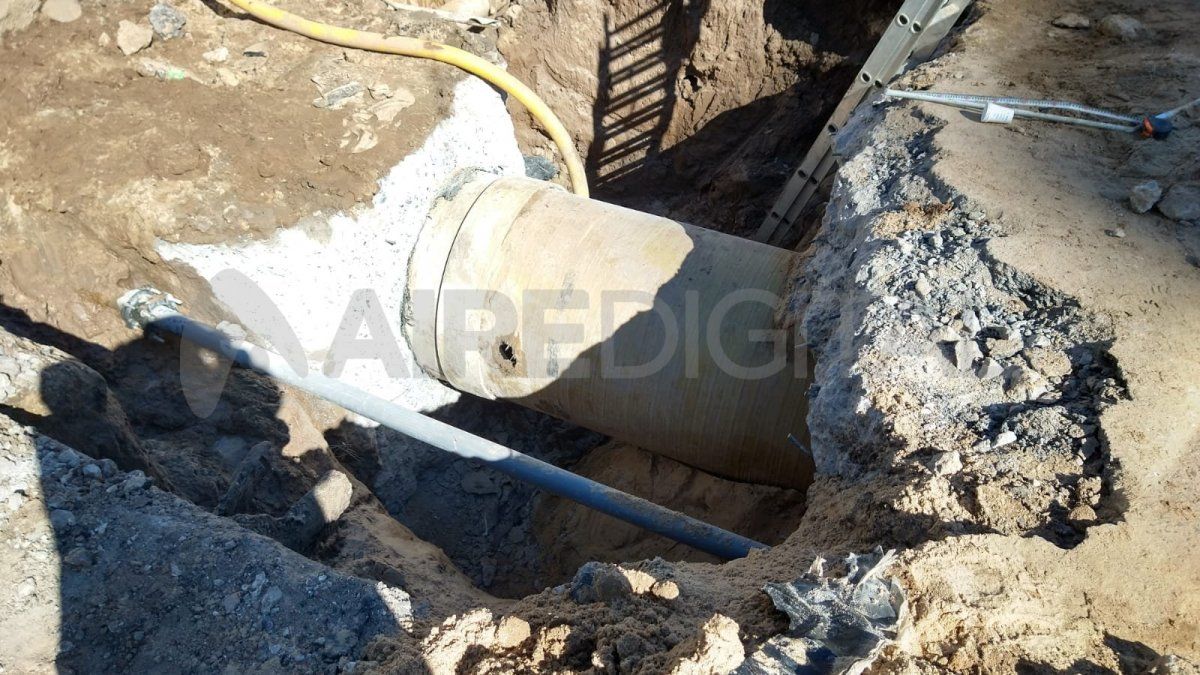 La reparación terminó el jueves por la noche.