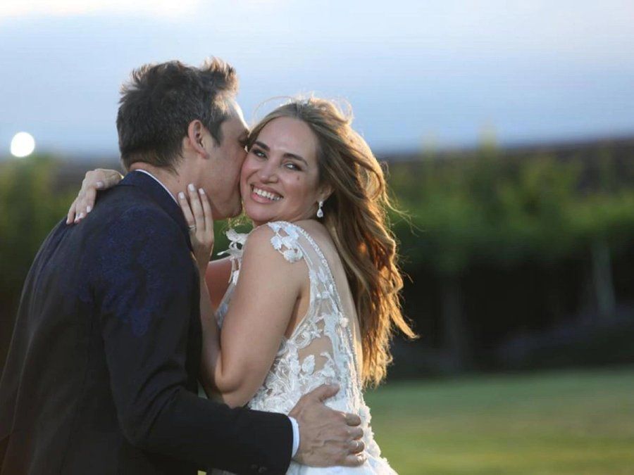 Belén Francese y Fabián Lencinas se casaron en diciembre.