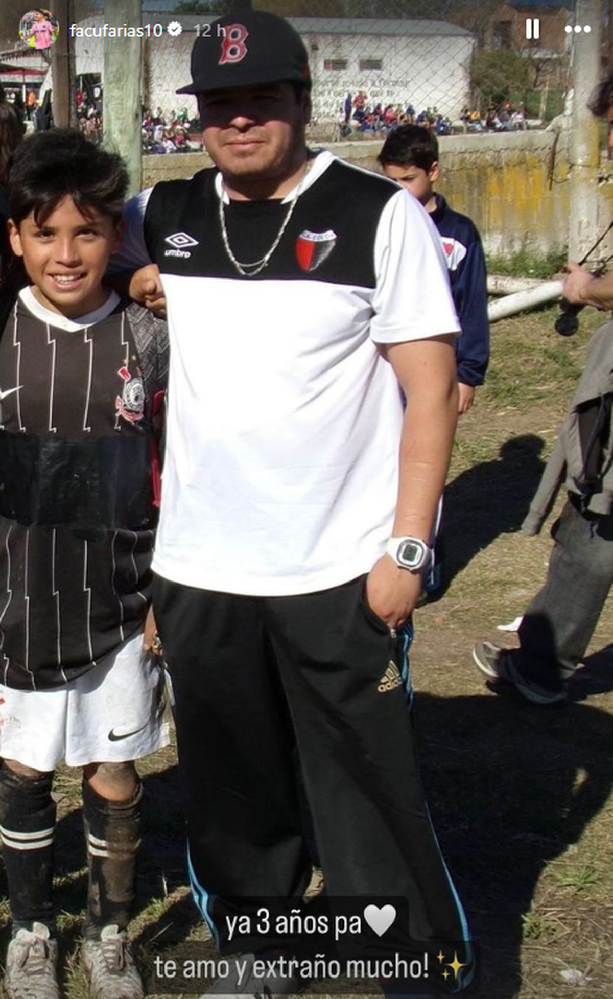 El posteo de Facundo Farías. El posteo de Facundo Farías.