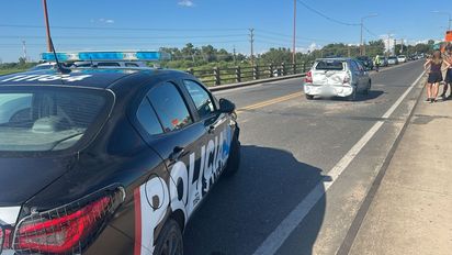 Choque en cadena en el Puente Carretero: se normalizó el tránsito tras el accidente entre tres vehículos