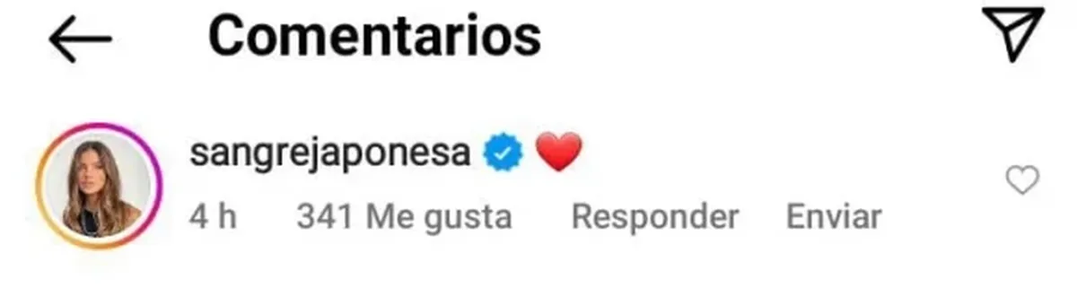 La China y su mensaje a Pampita.