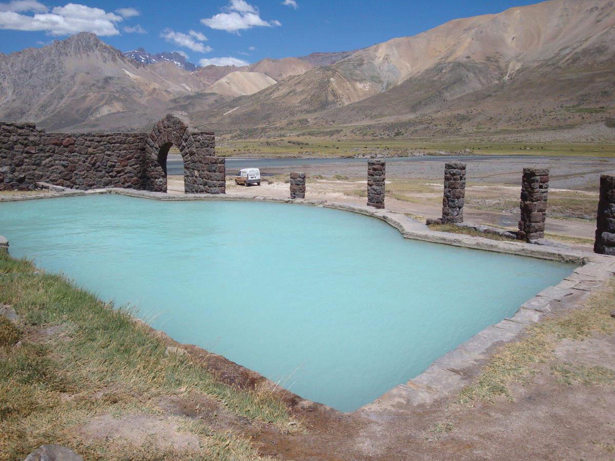 Termas del Sosneado en Mendoza. Termas del Sosneado en Mendoza.