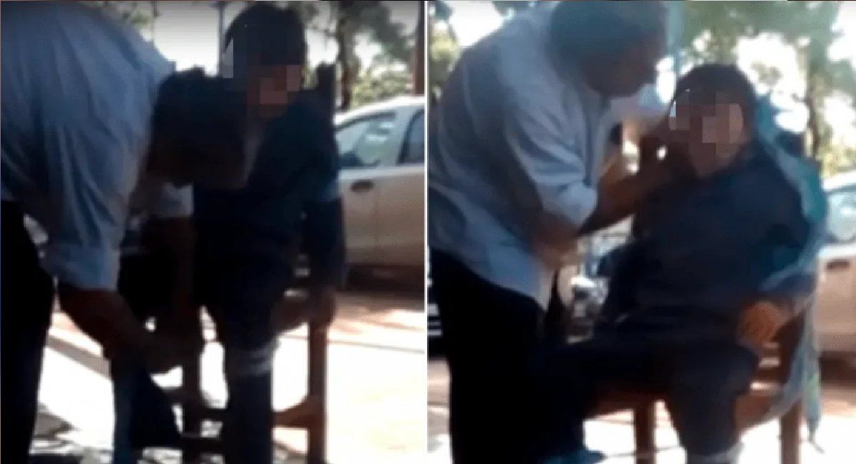 Se grabó golpeando a un nene con autismo y lo subió a Facebook
