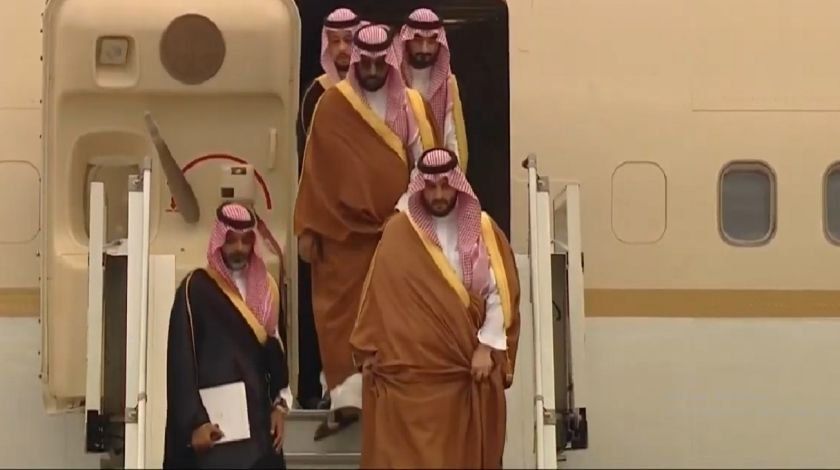 El príncipe de Arabia Saudita llegó a la Argentina