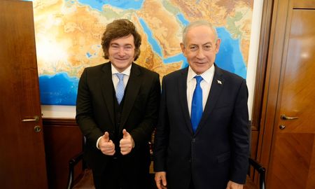 El presidente Javier Milei encabezó una conferencia conjunta con el primer ministro de Israel, Benjamin Netanyahu, en Jerusalén.